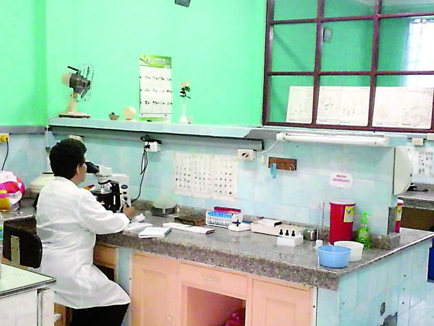 The new hospital laboratory, which is now able to assist more patients