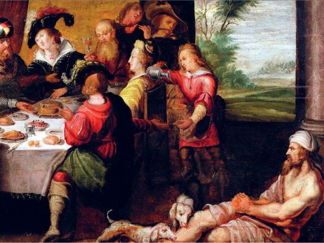 The Parable of the Rich Man and Lazarus by Frans Francken the Younger