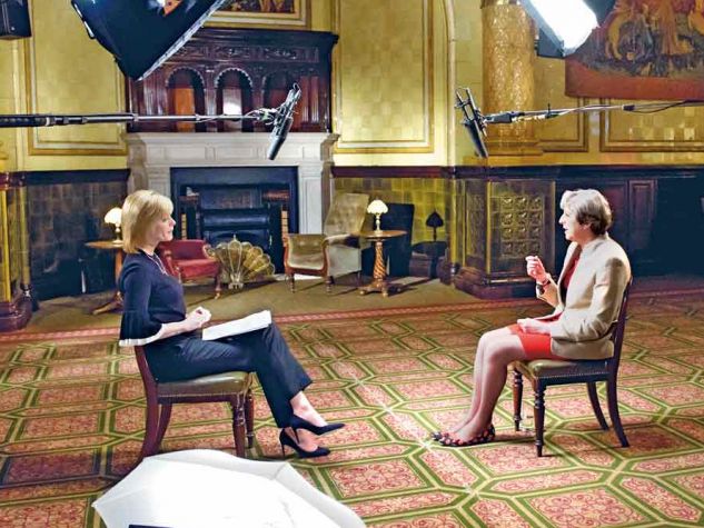 with Theresa May